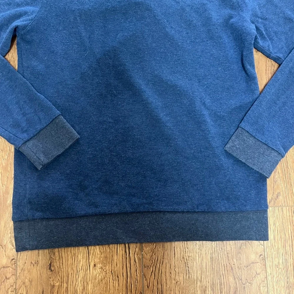 Ted Baker London Blue Quarter Zip Pullover Sweater Mens Size 4 Medium 1/4‎ Zip